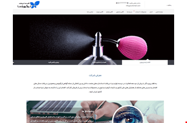طراحی سایت شرکتی با قالب جدید آریا