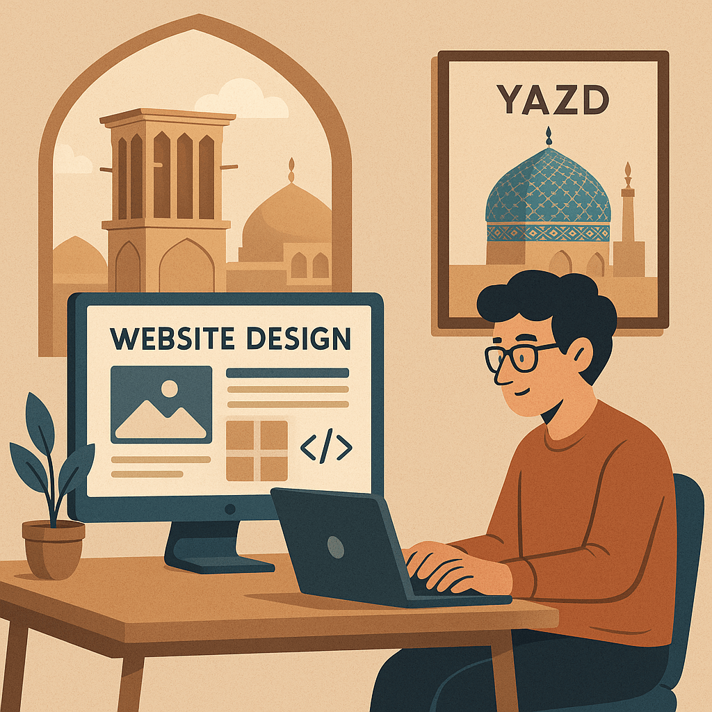 طراحی سایت در یزد؛ راهی سریع برای ورود به بازار آنلاین