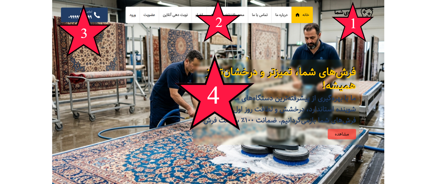 راهنمای محتواگذاری قالب شرکتی سامان